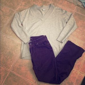 Cute outfit! LOFT pant 2 & Gap s top outfit 👚👖